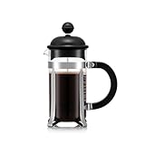 Bodum Caffettiera French Press Schwarz – 350ml / 3 Tassen Kaffeebereiter –...