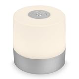 BRILONER – Mini LED Tischlampe Kabellos, Dimmbare Nachttischlampe Touch,...
