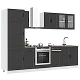 Emmtore 8-TLG. Küchenschrank Holzwerkstoff, Küchenzeile Einbauküche,...