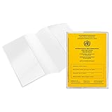 Impfpass Hülle neuer Impfpass 93 x 130 mm [1 Stück] Schutzhüllen für...