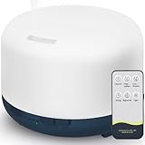 Hianjoo Aroma Diffuser 450ml, Luftbefeuchter mit Timer, Ultraschall...