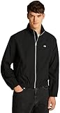 Tommy Jeans Herren Windbreaker Jacke Essential Stehkragen, Schwarz (Black), M