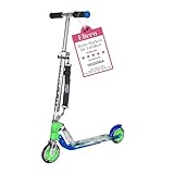 HUDORA BigWheel 125 Scooter - Sicherer & hochwertiger Aluminium-Roller für...