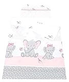 BabyLux Bettwäsche Bezug 2 TLG. 100 x 135 cm / 90 x 120 cm Kinderbettwäsche...