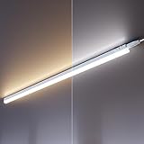 ledscom.de 2er Set LED Unterbau-Leuchten Rigel, je 87,3cm, Farbtemperatur...