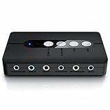 CSL - USB 7.1 Soundkarte extern - 7.1 Surround Sound – Stereo Audio Adapter -...