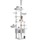 Hey-brother Kratzbaum, Höhenverstellbarer XXL Katzenbaum 250cm-280cm, der bis...