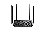 ASUS RT-AC1200 V2 Router (WiFi 5 AC1200 MIMO, 4x Fast Ethernet LAN, App...