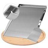 Edelstahl Plancha Grillplatte-Grillplatte für Gas & Kohlegrill -Grillzubehör...
