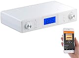 auvisio Küchenunterbauradio: Stereo-FM-Küchen-Unterbauradio mit Bluetooth,...