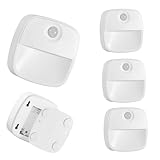LEBEXY 3 Pack LED Nachtlicht mit Bewegungsmelder, Smart Warmweißes Nachtlampe...