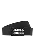 JACK & JONES Gürtel Jacbirk Woven Belt Gürtel, Schwarz, 95