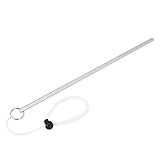 Aluminium Riffstab Diving Stick Zeigestab Tauchen mit Handschlaufe(Silber)