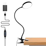 Semlos LED Leselampe Bett, Augenschutz Klemmlampe dimmbar, schreibtischlampe...