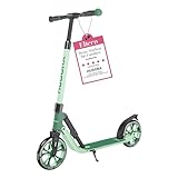 HUDORA BigWheel® 205 Advanced Scooter - Komfortabler Aluminium-Roller für bis...