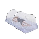 Streysisl Faltbares Moskitonetz Für Einzelbett Pop-up Moskitonetz Bett Für...