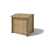 Paradies Pool Pumpenhaus Holz 1,15 m Gerätehaus Gartenhaus Geräteschuppen...