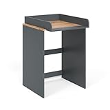 Vicco Waschmaschinenschrank Anthrazit/Goldkraft Eiche Viktor 68x88x60 cm -...