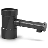YourCasa Regensammler Absperrhahn - Verbinde Fallrohr 100mm DN100 und Regentonne...