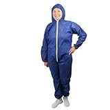 ARNOMED PP-Schutzanzug Extra Stark, Ganzkörperanzug Blau 50g/m²,...