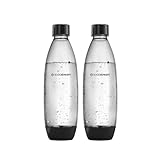 SodaStream 1L BPA-freie FUSE Kunststoffflasche schwarz | Spülmaschinengeeignet...