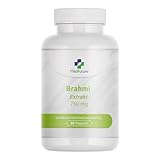Brahmi Bacopa monnieri Extrakt – 750 mg – 60 Kapseln – 50 % Bacoside –...