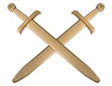 BestSaller 1108 Holzschwert Edler Ritter, Buche, massiv, ungeölt, 61cm, Natur...