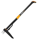 Fiskars Unkrautstecher, Länge: 1 m, Rostfreie Stahl-Arme/Kunststoff-Griff,...