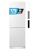 Heinrich´s Kühlgefrierkombination 175Liter, XXL, kühlschrank mit gefrierfach,...
