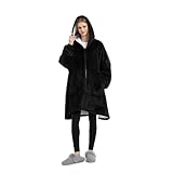 Sedefen Übergroße Hoodie Decke mit Ärmeln,Plüsch Flanell Fleece Oversized...