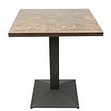 MENGDA Tisch 60x60 cm Bistrotisch,Quadratischer Esstisch,Anwendbare Szenarien...