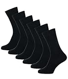 Nur Der 6er Pack Baumwolle Business Socken Classic mit Komfortbund Herren,...
