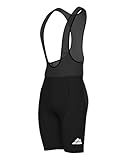 DANISH ENDURANCE Men’s Cycling Bib Shorts XL Black/Black 1-Pack