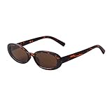 ADEWU Oval Sonnenbrillen Damen Retro Herren 90er Vintage schmale Sonnenbrille...