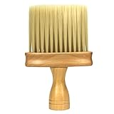 Haarschneidebürste, professionelle Friseur-/Barbier-/Nackenbürste aus Holz...