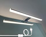 DILUMEN Spiegellampe Mit Schalter für Spiegelschrank, Lampe Spiegel Bad, 40cm...