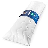 LILENO HOME Seitenschläferkissen 40x145 cm 1er Set (1100 g Füllung) -...