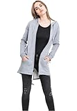 Urban Classics Damen Ladies Parka Cardigan Sweater, Grau, L EU