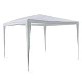 Nexos GM36000 PE-Pavillon Partyzelt für Garten Terrasse Markt Camping Festival...
