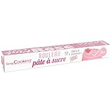 ScrapCooking - Rollfondant Rosa ⌀ 36 cm - Fondant Schwarz Ausgerollt 430 g -...