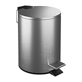 Relaxdays Kosmetikeimer, 3 Liter, Absenkautomatik, entnehmbarer Inneneimer,...