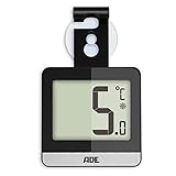 ADE Digitales Kühlschrankthermometer | Thermometer für Gefrierschrank und...