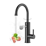 Wasserhahn mit Durchlauferhitzer Küche, 3200W Elektrische Heizung Wasserhahn,...