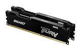 Kingston FURY Beast Schwarz 16GB (2x8GB) 1866MHz DDR3 CL10 Desktop Speicher Kit...