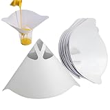 UYVPAER 50 Stück Lacksiebe Lackfilter, Nylon Einweg Konisches Papier Lacksiebe...