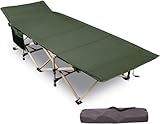 REDCAMP XXL Feldbett für Erwachsene 226kg, 71cm Extra breite Campingbett...