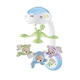 Fisher-Price 3-in-1-Traumbärchen-Mobile, Mobile für Babybett, Elektrisches...