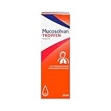 Mucosolvan® Tropfen | 50 ml | Hustenlöser bei Husten und festsitzendem Schleim...