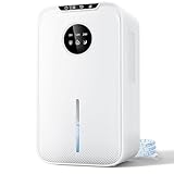 Luftentfeuchter Elektrisch, 2.5L, Raumentfeuchter mit Funktion Abtauen &...