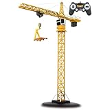 JAMARA 405109 Turmdrehkran Liebherr 2,4G - Lasthaken auf und ab, Laufkatze vor...